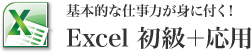 基本的な仕事力が身に付く！Excel 初級＋応用